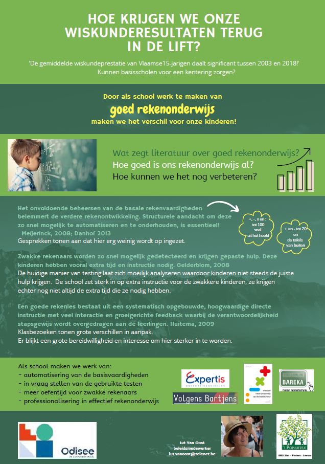 Hoe krijgen we onze wiskunderesultaten terug in de lift?