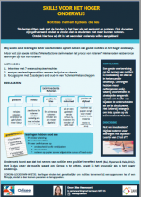 Skills voor het hoger onderwijs. Notities nemen tijdens de les.